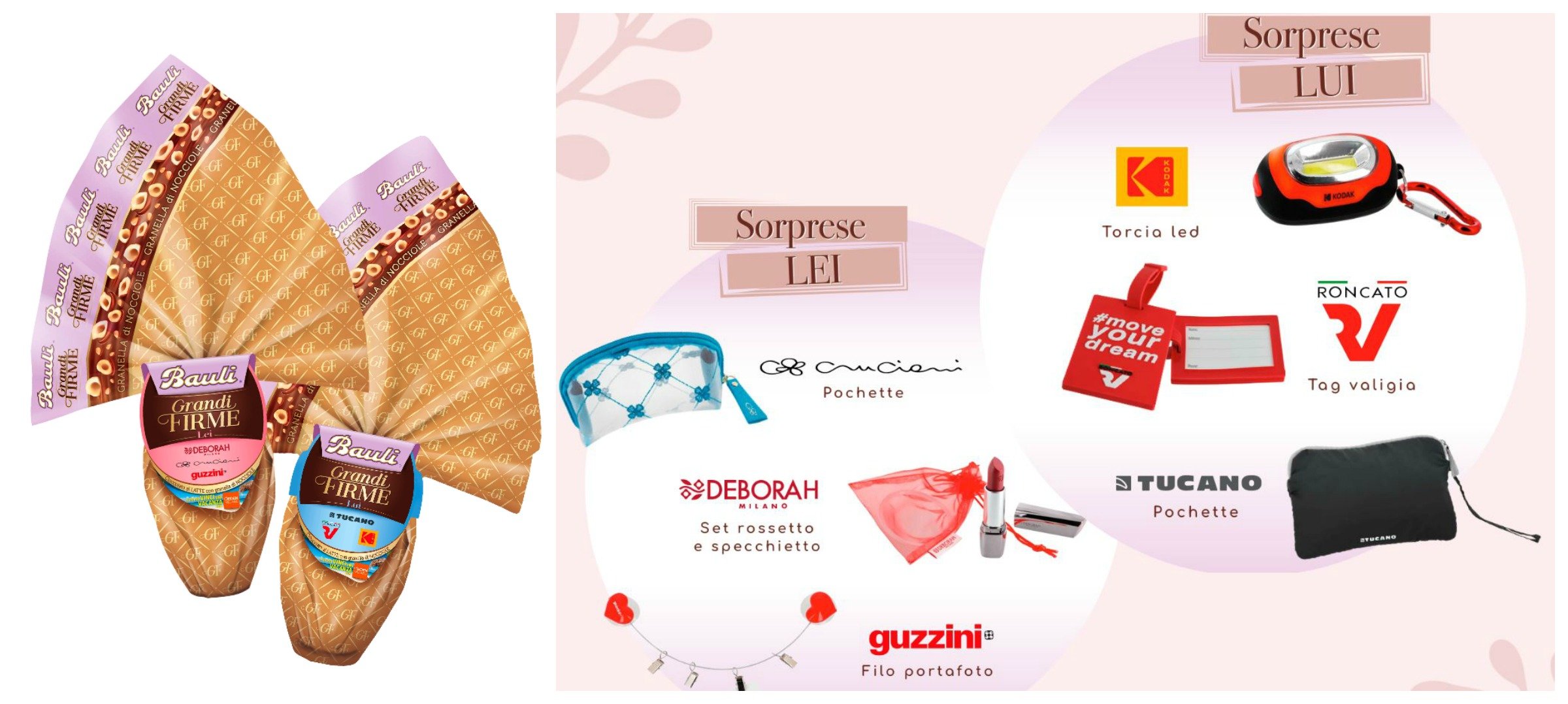 Uova di Pasqua 2020 Grandi Firme da 300 grammi Sorprese