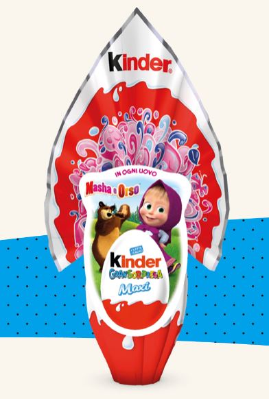 Uova di Pasqua Kinder Maxi Masha e Orso 2020 Uova di Pasqua Kinder Maxi Masha e Orso 2020