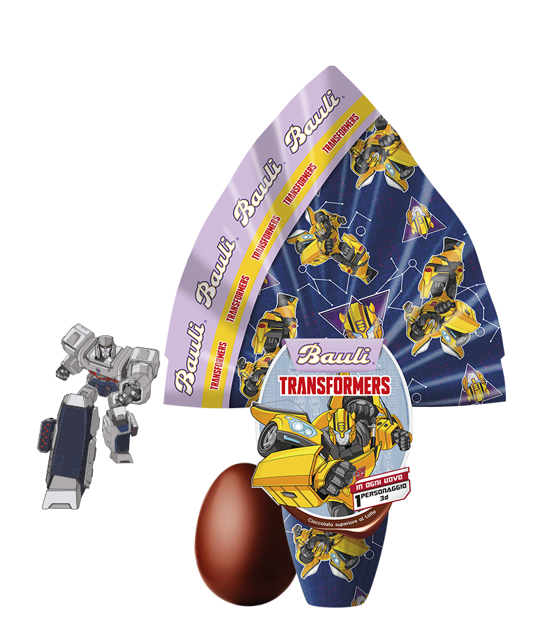 Uovo di Pasqua Bauli 2020 per bambini Transformers