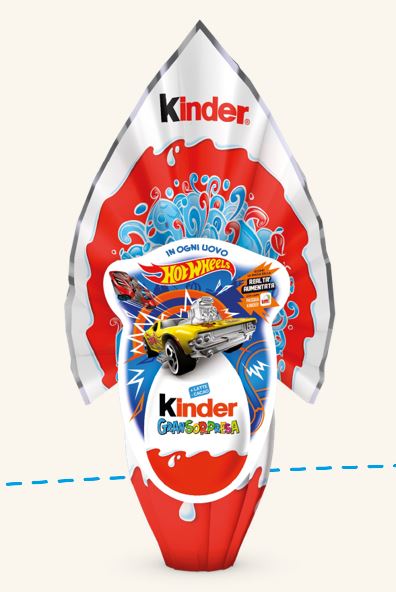 Uovo di Pasqua Kinder 2020 Gransorpresa LUI Hot Wheels Uovo di Pasqua Kinder 2020 Gransorpresa LUI Hot Wheels
