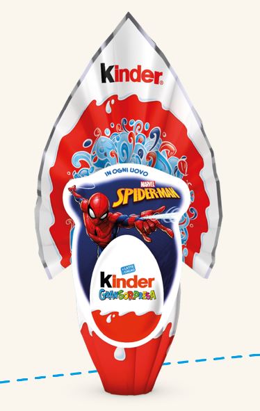 Uovo di Pasqua Kinder 2020 Gransorpresa LUI Spider Man Uovo di Pasqua Kinder 2020 Gransorpresa LUI Spider Man