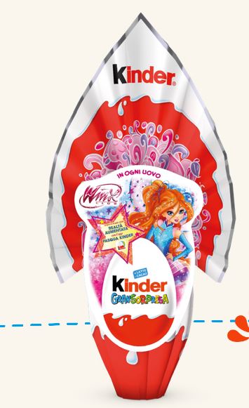 Uovo di Pasqua Kinder Gransorpresa LEI Winx Club 2020 Uovo di Pasqua Kinder Gransorpresa LEI Winx Club 2020