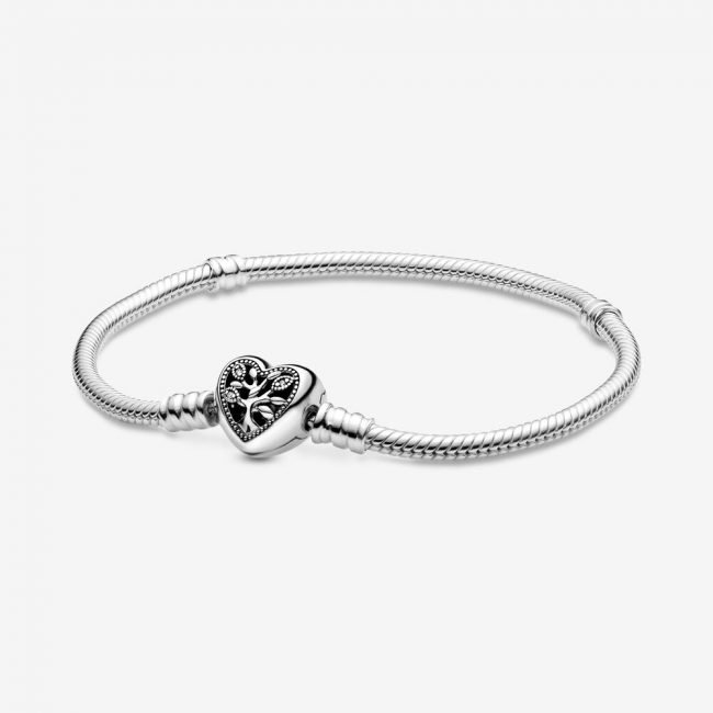 Bracciale Pandora Moments con cuore e albero della vita Bracciale Pandora Moments con cuore e albero della vita