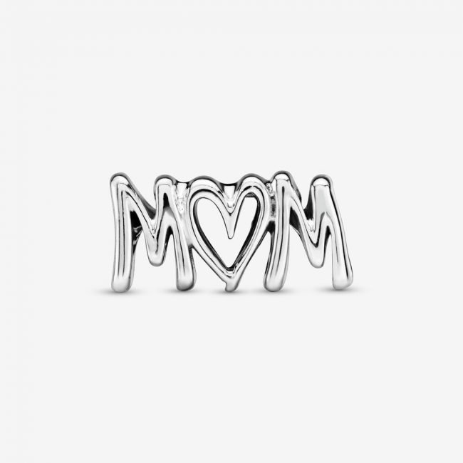 Charm Pandora con la scritta MOM Charm Pandora con la scritta MOM