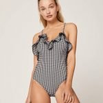 Costume intero Oysho estate 2020 a quadretti vichy