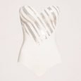 Costume intero a fascia con paillettes TWINSET prezzo 148 euro estate 2020