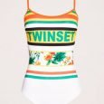 Costume intero con logo TWINSET estate 2020 prezzo 110 euro