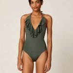 Costume intero scollato Oysho 2020