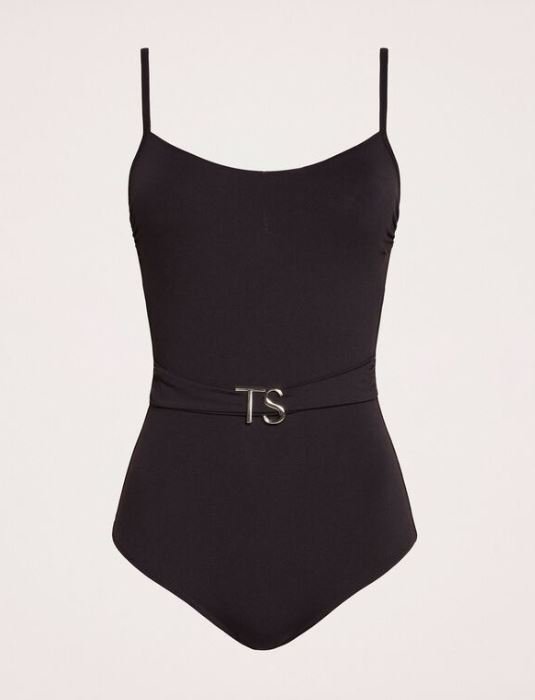 Elegante cotume intero nero minimal chic TWINSET 2020