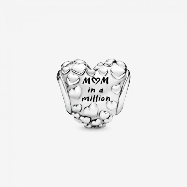 Pandora charm a cuore Mum in a million Pandora charm a cuore Mum in a million