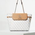 Shopper Guess con logo all over estate 2020 prezzo 149 euro mod Esme