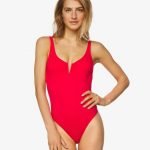 Benetton costume intero rosso estate 2020