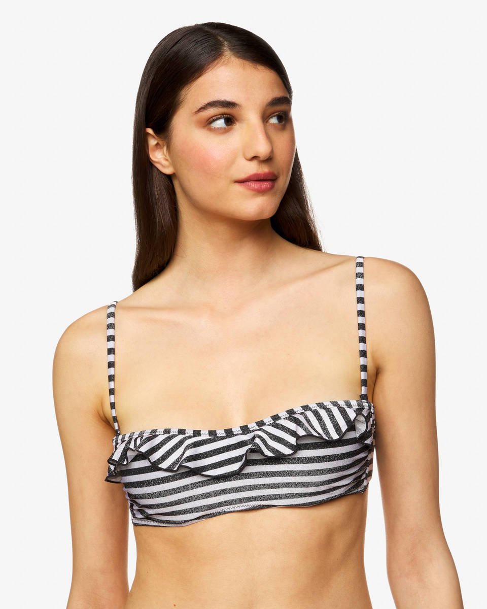 Bikini a fascia con volant Benetton 2020