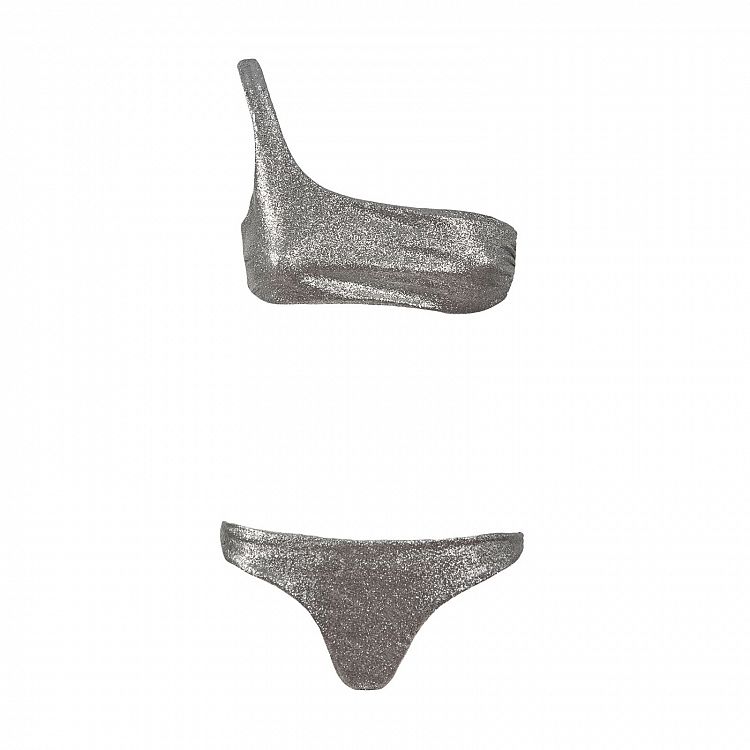 Bikini monospalla glitterato Chiara Ferragni estate 2020 prezzo 189 euro