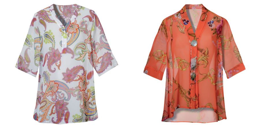 Bluse in fantasia Nara Camicie donna estate 2020