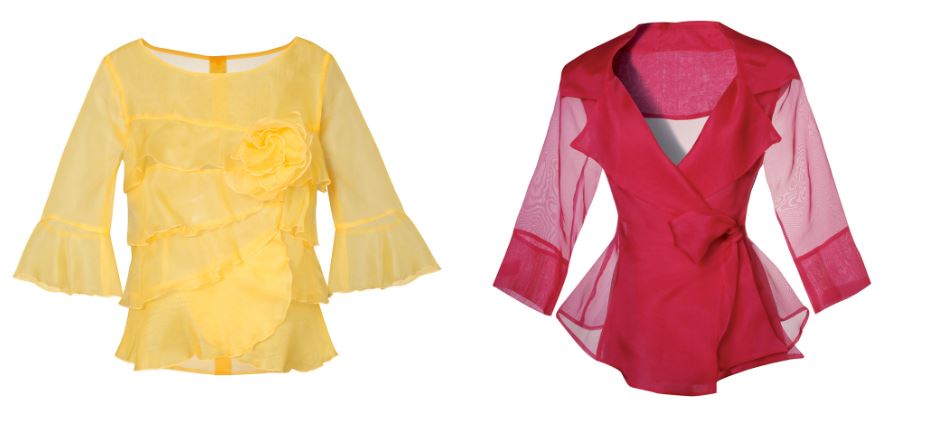 Bluse in organza NaraCamcie estate 2020