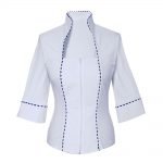 Camicia bianca con zip estate 2020 donna