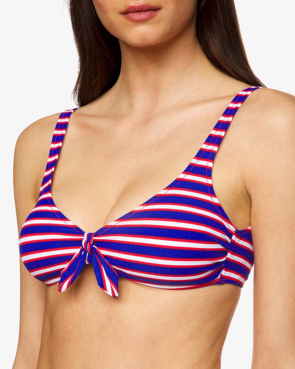 Costume da bagno Benetton donna a righe estate 2020