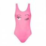 Costume intero Chiara Ferragni flirting rosa estate 2020