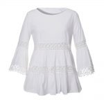 Maglia con inserti ricamati NaraCamicie estate 2020