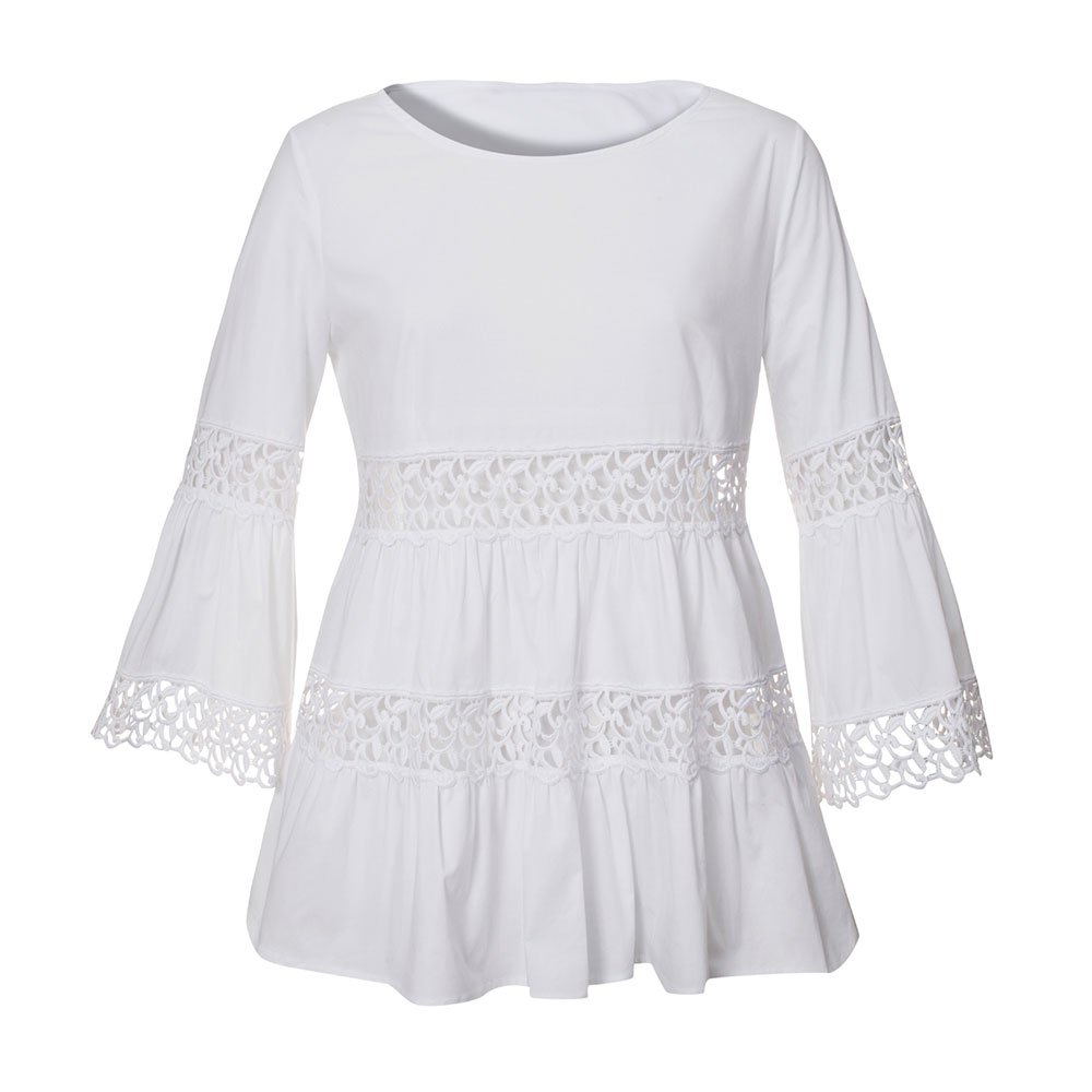 Maglia con inserti ricamati NaraCamicie estate 2020