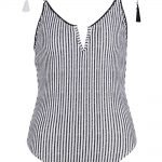 Nuovo costume intero Calzedonia a righe catalogo 2020