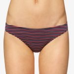 Slip bikini a righe Benetton donna estate 2020
