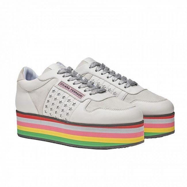 Sneakers platform Chiara Ferragni collezione 2020 Sneakers platform Chiara Ferragni collezione 2020
