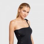 Yamamay costume intero monospalla nero 2020