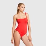 Yamamay costume intero monospalla rosso 2020