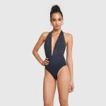 Yamamay costume intero scollato con strass estate 2020
