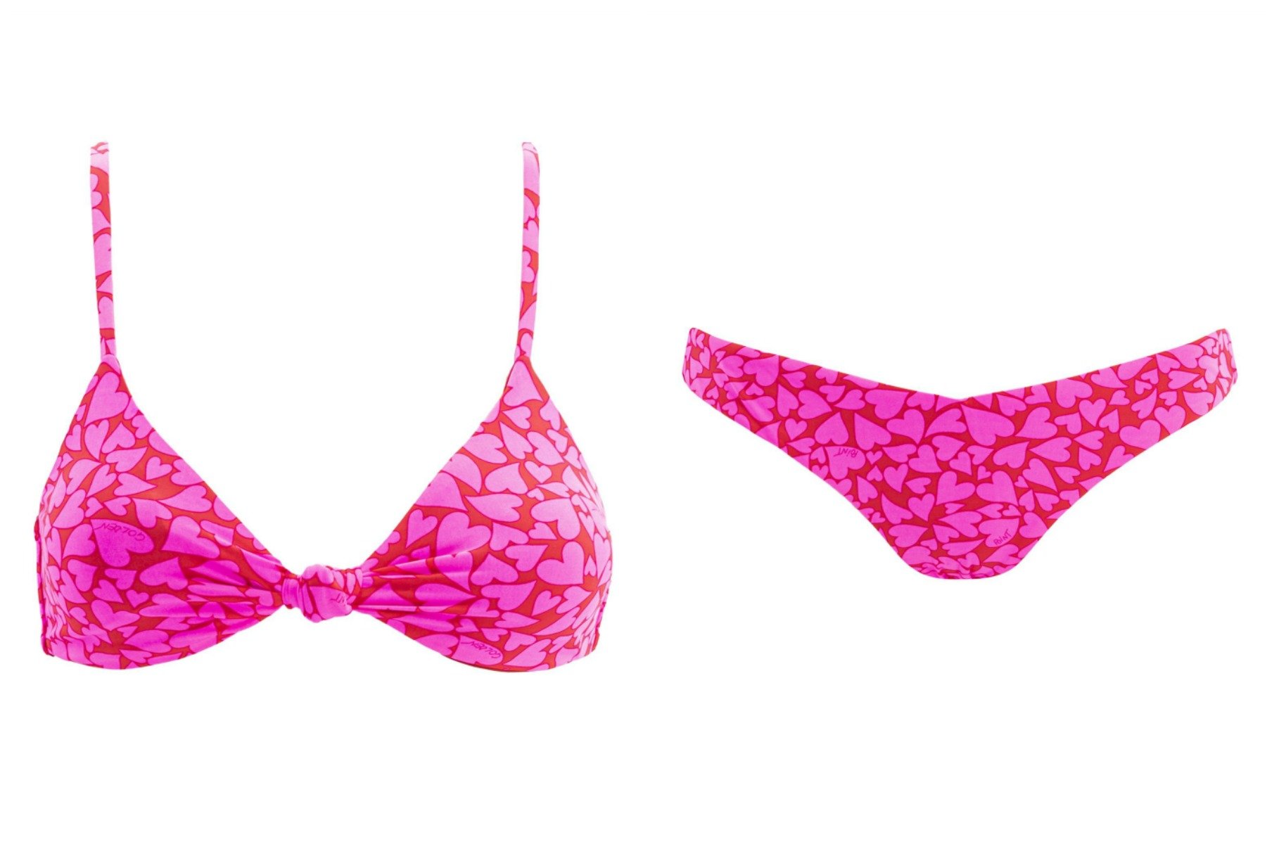 Bikini Goldenpoint dalla stampa cuori estate 2020