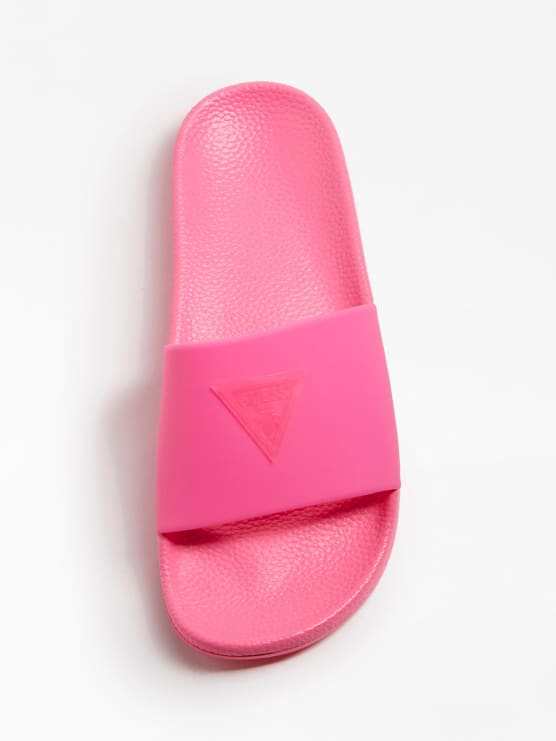 Ciabatta in gomma con logo Guess collezione estate 2020