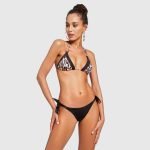 Costume da bagno Yamamay con reggiseno a triangolo animalier estate 2020