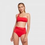 Costume da bagno con top monospalla e slip a vita alta Yamamay estate 2020