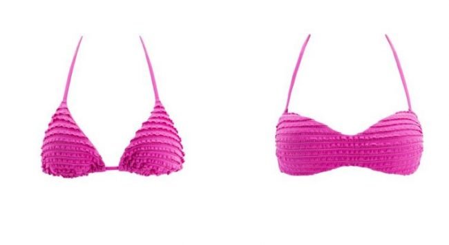 Reggiseni con micro rouches costumi da bagno Goldenpoint 2020 Reggiseni con micro rouches costumi da bagno Goldenpoint 2020