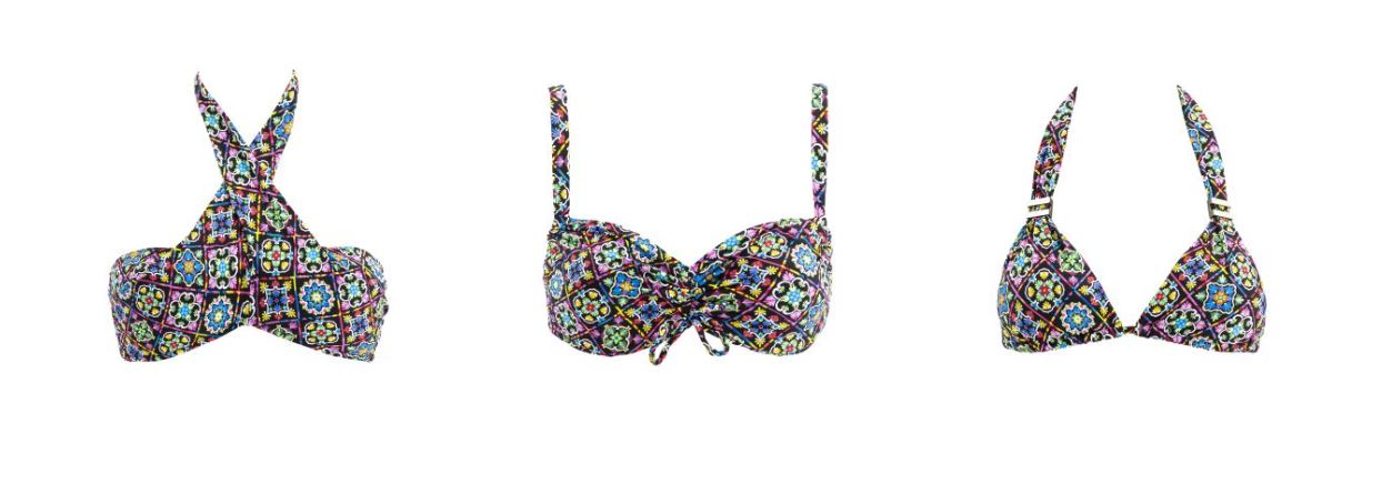 Reggiseno costumi Goldenpoint 2020 stampa Rejna