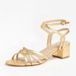 Sandali dorati Guess con tacco medio estate 2020