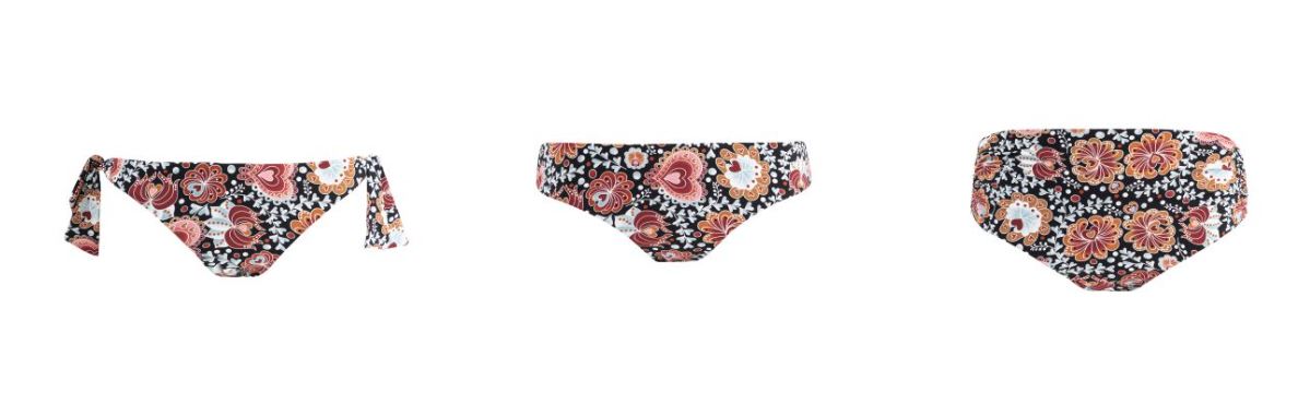 Slip bikini Goldenpoint estate 2020 a macro fiori