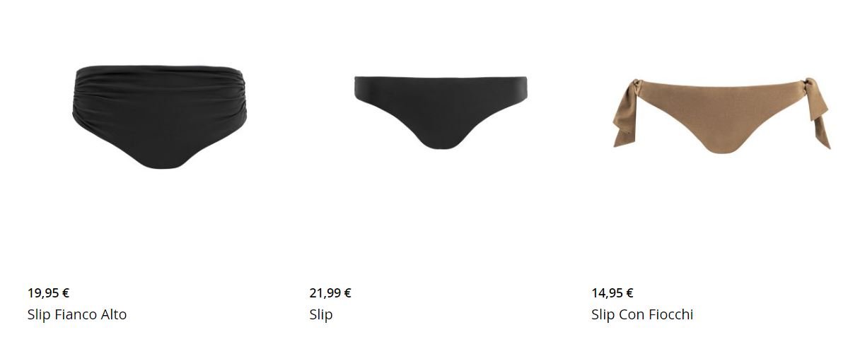 Slip bikini Goldenpoint estate 2020