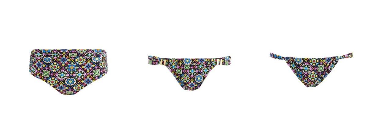 Slip bikini Goldenpoint motivo Rejna