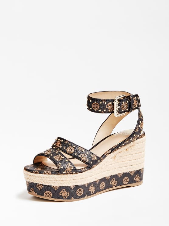 sandalo con zeppa Guess modello Latanye 2020