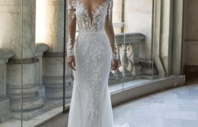 Abiti da sposa a sirena con maniche lunghe Pronovias 2021 1