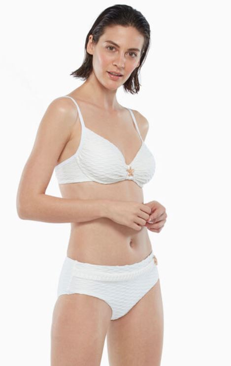 Bikini bianco con reggiseno con ferretto senza imbottitura Lovable