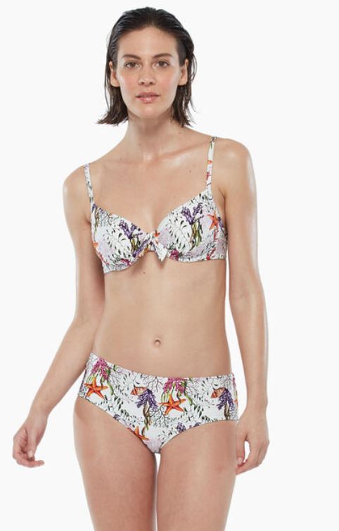 Bikini con reggiseno con ferretto e slip a vita alta Lovable