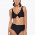 Bikini nero Lovable con slip a vita alta 2020