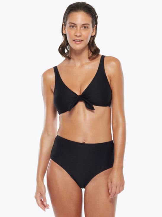 Bikini nero Lovable con slip a vita alta 2020