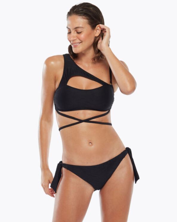Bikini nero monospalla Lovable estate 2020