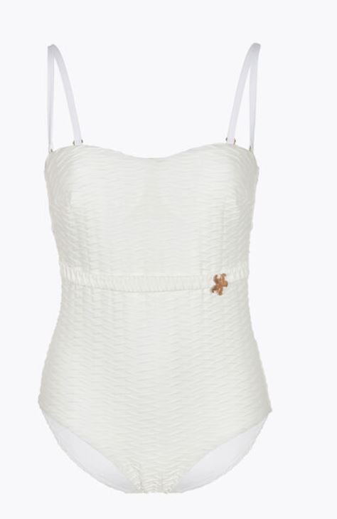 Costume intero bianco a fascia Lovable 2020