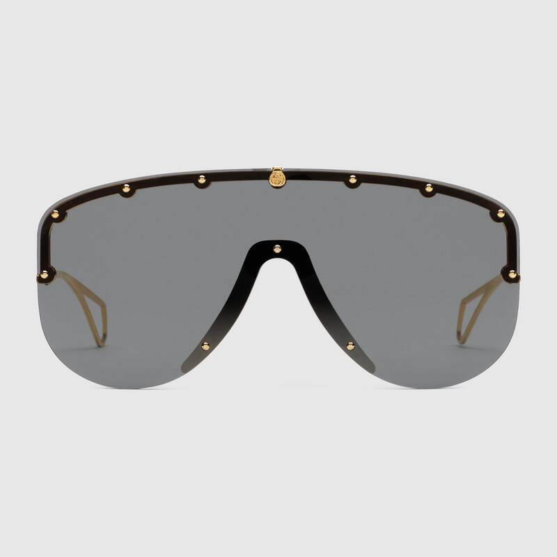 Occhiali da sole Gucci a mascherina